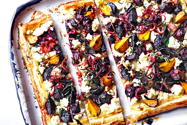 Beetroot Tart Recipe With Feta and Thyme Beetroot Tart Recipe With Feta and Thyme