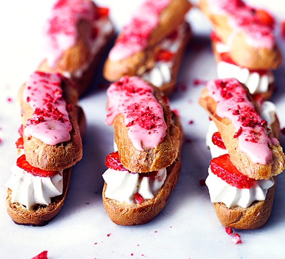 Strawberry Eclair Recipe Strawberry Eclair Recipe