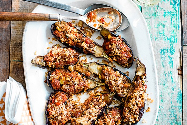Stuffed Aubergine Recipe With Pisto Stuffed Aubergine Recipe With Pisto