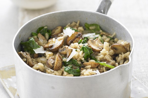 Porcini Mushroom Risotto Recipe with Spinach Porcini Mushroom Risotto Recipe with Spinach