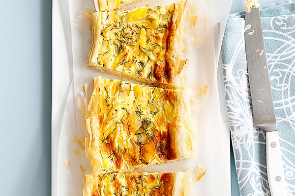 Smoked Haddock Tart Recipe with Dill Smoked Haddock Tart Recipe with Dill