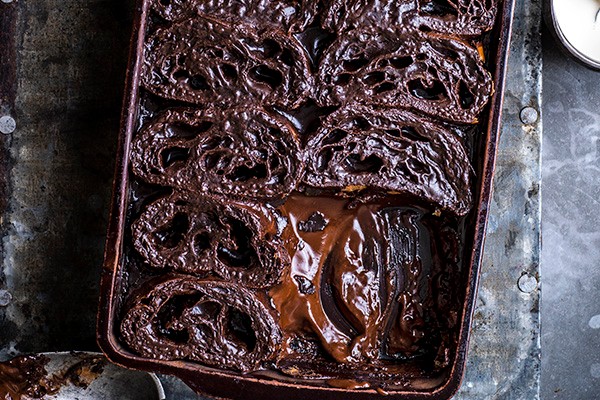 Pain au choc bread and butter pudding Pain au choc bread and butter pudding