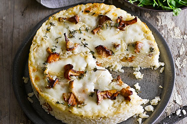 Risotto Cake Recipe With Mushrooms Risotto Cake Recipe With Mushrooms