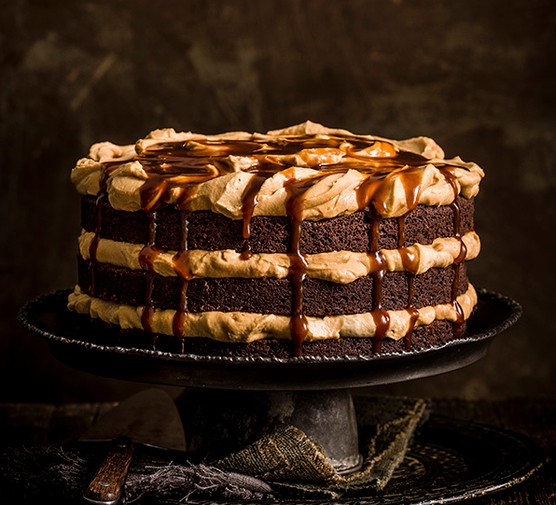 Chocolate Layer Cake Recipe with Burnt Butterscotch Frosting Chocolate Cake Recipe with Burnt Butterscotch Frosting