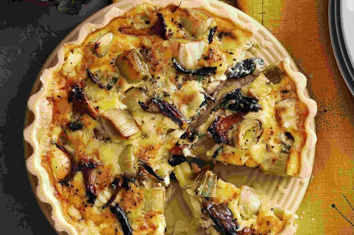 Wild Mushroom Tart Recipe With Leek and Stichelton Wild Mushroom Tart Recipe With Leek and Stichelton