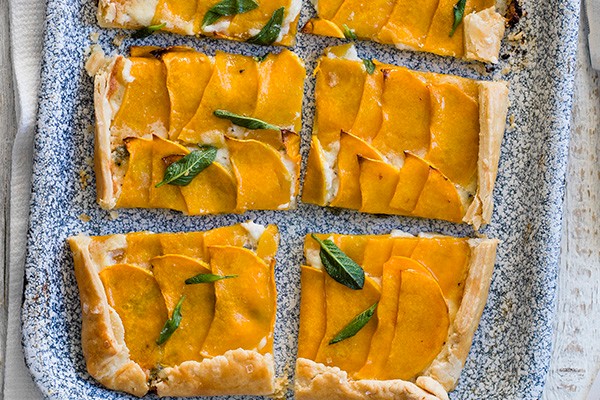 Roasted Butternut Squash and Sage Galette Roasted Butternut Squash and Sage Galette