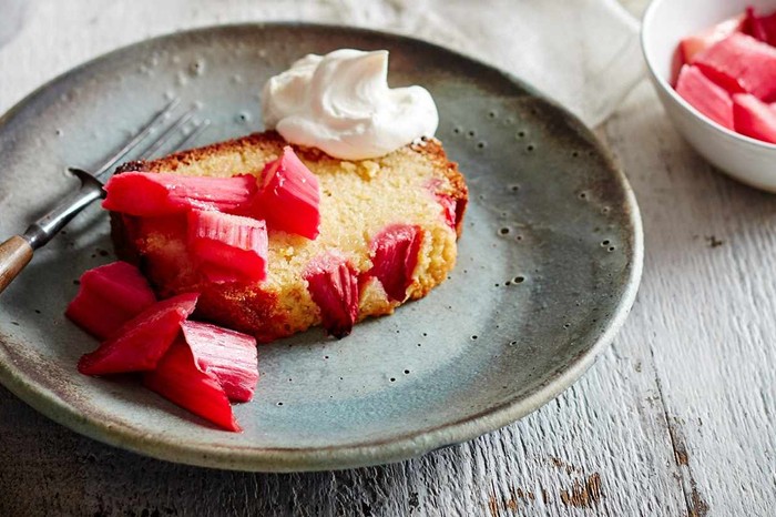 Rhubarb pound cake Rhubarb pound cake