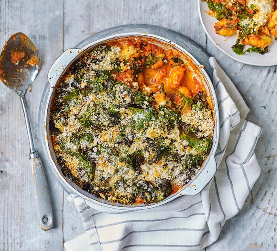 42 kale recipes Kale and gnocchi parmesan bake