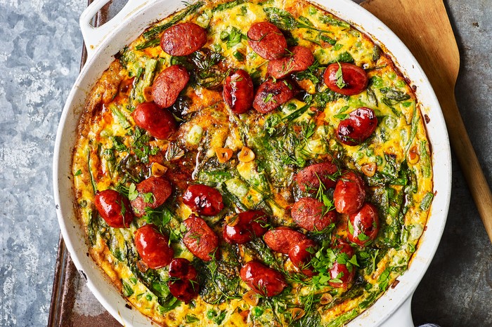 Spring Frittata Recipe with Chorizo Spring Frittata Recipe with Chorizo