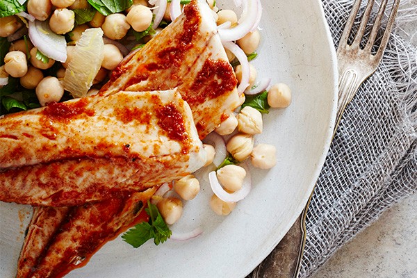 Spiced Mackerel Fillets Recipe With Chickpeas Spiced Mackerel Fillets Recipe With Chickpeas