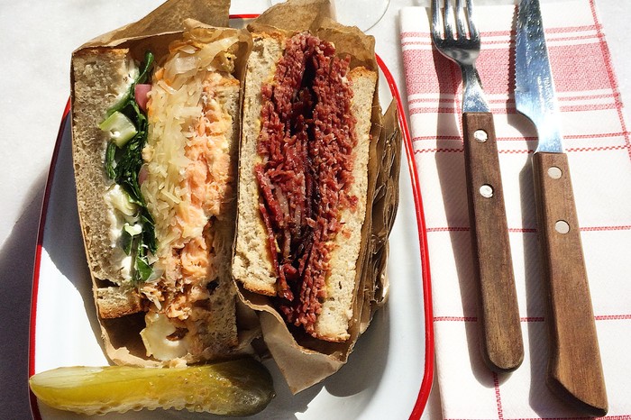 Katarina Cafe Stockholm Reuben sandwich at Katarina Cafe Stockholm