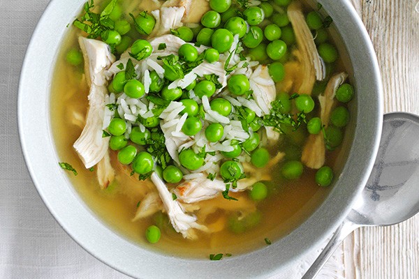 Chicken Broth Recipe with Peas Chicken Broth Recipe with Peas