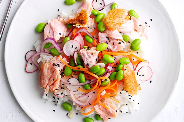 Smoked Salmon Sushi Salad Recipe Smoked Salmon Sushi Salad Recipe