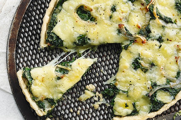 Spinach Tart Recipe With Fontina Spinach Tart Recipe With Fontina