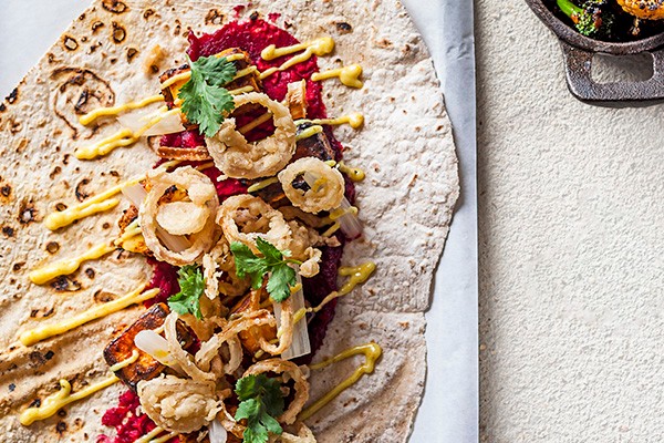 BBQ Paneer Recipe with Crispy Shallots, Beetroot and Coconut BBQ Paneer Recipe with Crispy Shallots, Beetroot and Coconut