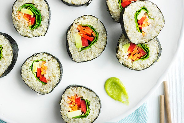Vegan Quinoa Sushi Recipe Vegan Quinoa Sushi Recipe