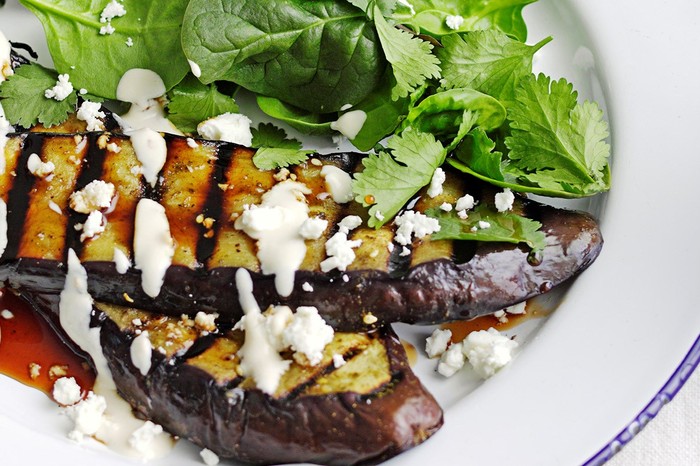 Za’atar aubergine steaks Za’atar aubergine steaks