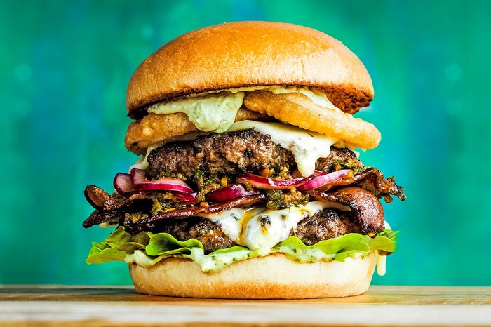 The Brazil grill burger The Brazil grill burger