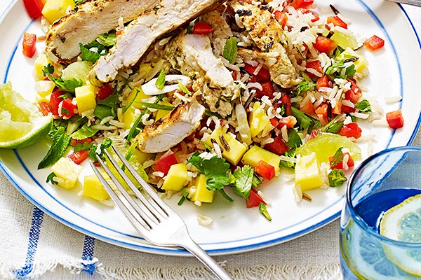 Mojito Chicken Recipe with Wild Rice Salad Mojito Chicken Recipe with Wild Rice Salad