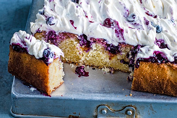 Lemon and Blueberry Poke Cake Recipe Lemon and Blueberry Poke Cake Recipe