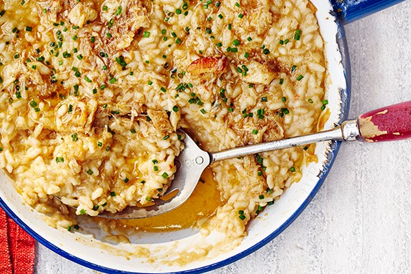 Brown-buttered crab risotto Brown-buttered crab risotto