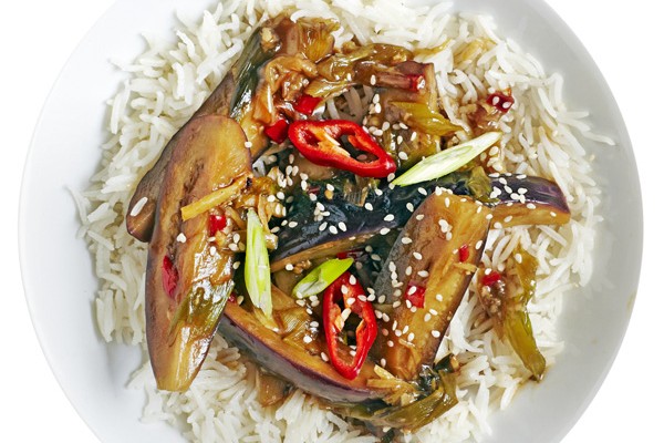 Aubergine Stir Fry With Sesame Aubergine Stir Fry With Sesame