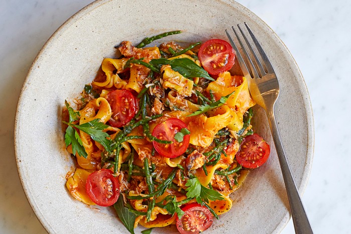 Arrabbiata Pasta Recipe with Crab Arrabbiata Pasta Recipe with Crab