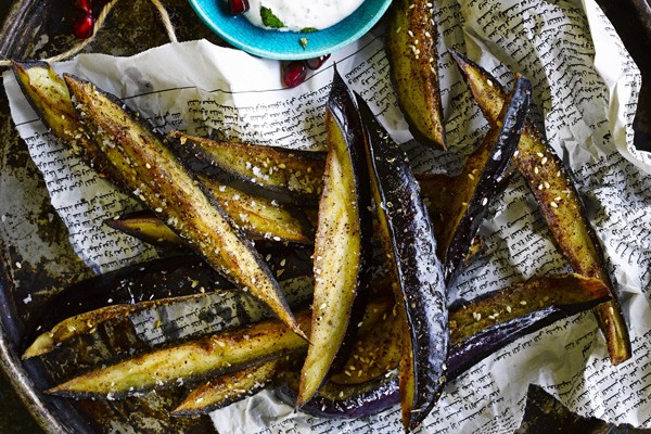 Fried Aubergine Sticks With Sumac and Honey Fried Aubergine Sticks With Sumac and Honey