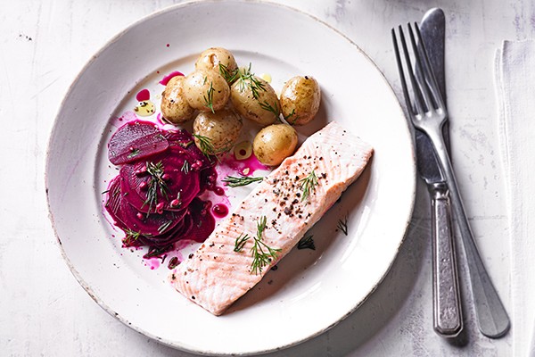 Ginger Salmon Recipe with Beetroot Pickles Ginger Salmon Recipe with Beetroot Pickles