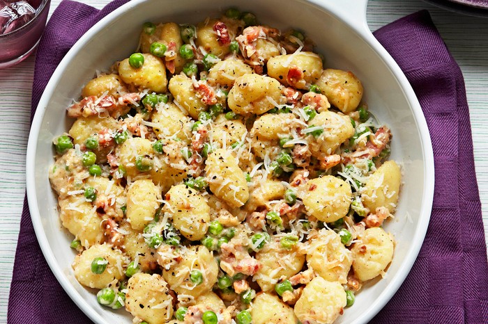 Gnocchi with Peas and Pancetta Recipe Gnocchi with Peas and Pancetta Recipe
