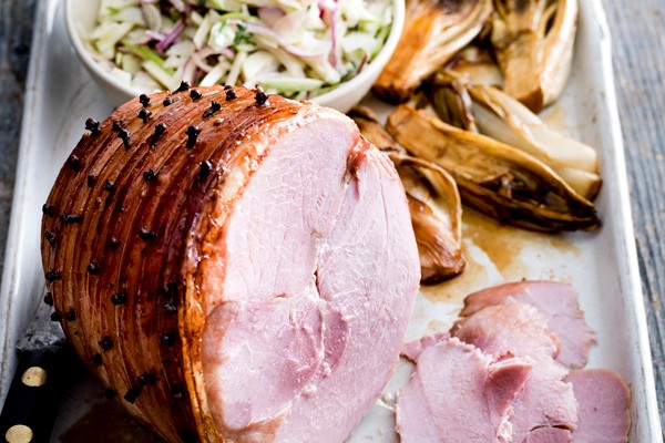 Maple Glazed Gammon Recipe With Apple Slaw Maple Glazed Gammon Recipe With Apple Slaw
