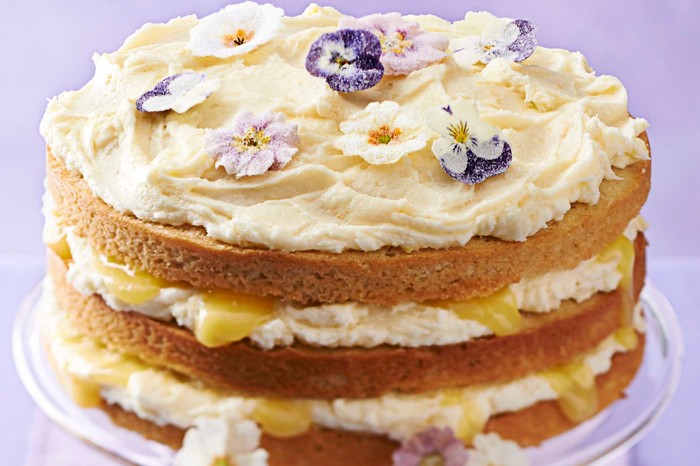 Lemon Layer Cake With Lemon Curd Lemon Layer Cake With Lemon Curd