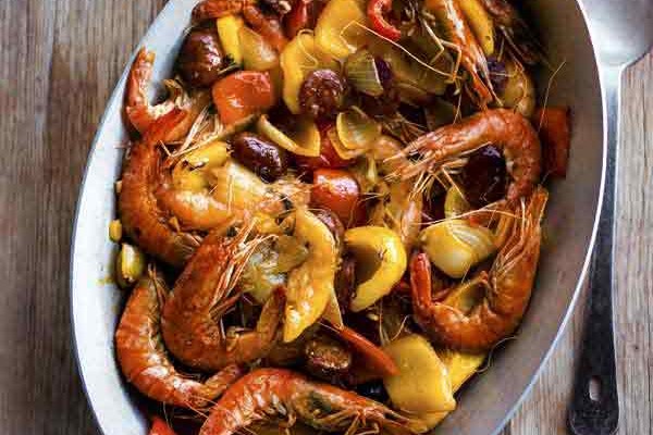 Spanish Prawns Recipe with Peppers and Aioli Spanish Prawns Recipe with Peppers and Aioli