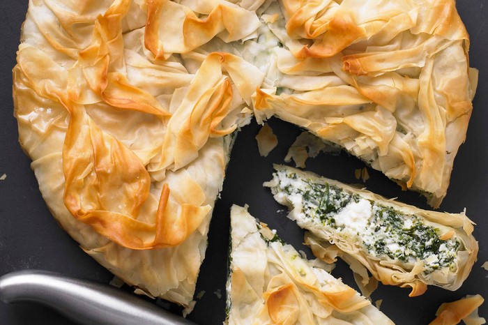 Spinach and Ricotta Vegetarian Filo Pastry Pie Recipe Spinach and Ricotta Vegetarian Filo Pastry Pie Recipe