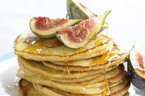 Ricotta Pancakes Recipe With Honey and Figs Ricotta Pancakes Recipe With Honey and Figs