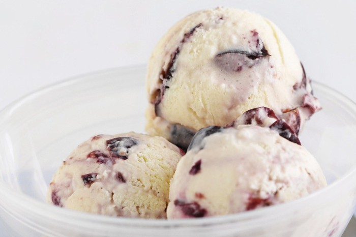 Cherry ripple ice cream Cherry ripple ice cream