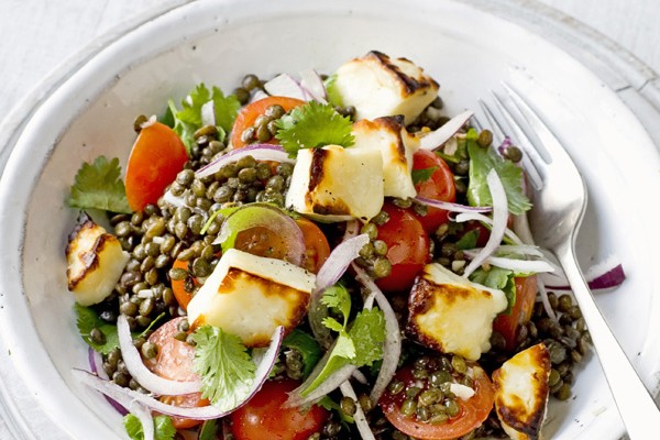 Puy Lentil Recipe with Halloumi Puy Lentil Recipe with Halloumi