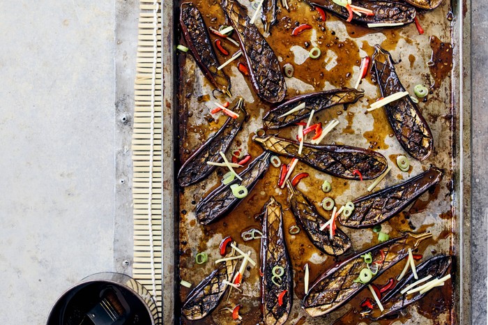 Teriyaki aubergine Teriyaki aubergine