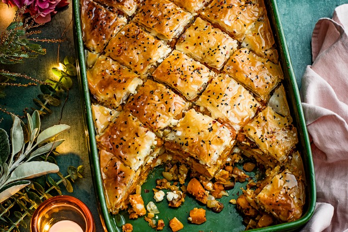 Savoury Baklava Recipe for Vegetarians Savoury Baklava Recipe for Vegetarians