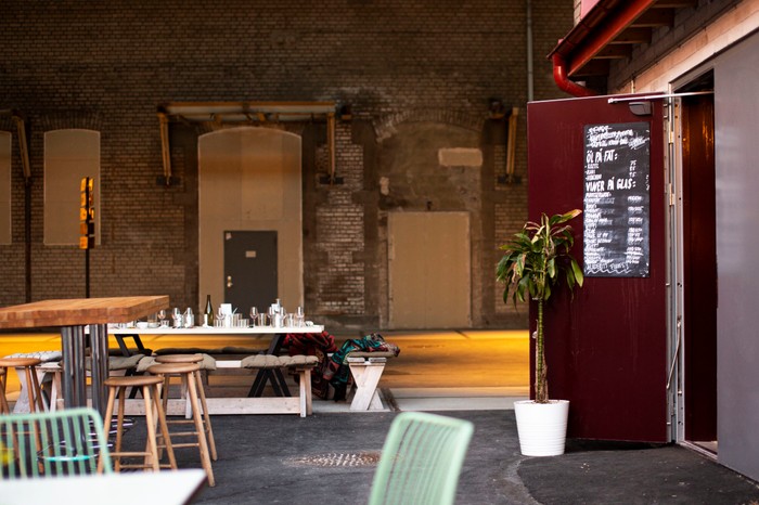 Bar Montan Stockholm The outside area of restaurant Bar Montan Stockholm