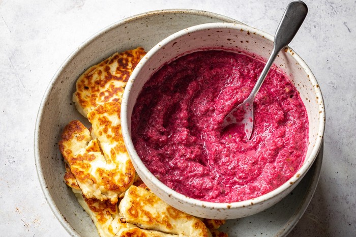 Beetroot Dip Recipe Beetroot, Lime and Yogurt Dip