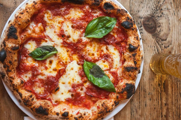 Bianco 43 Margherita pizza at Bianco 43