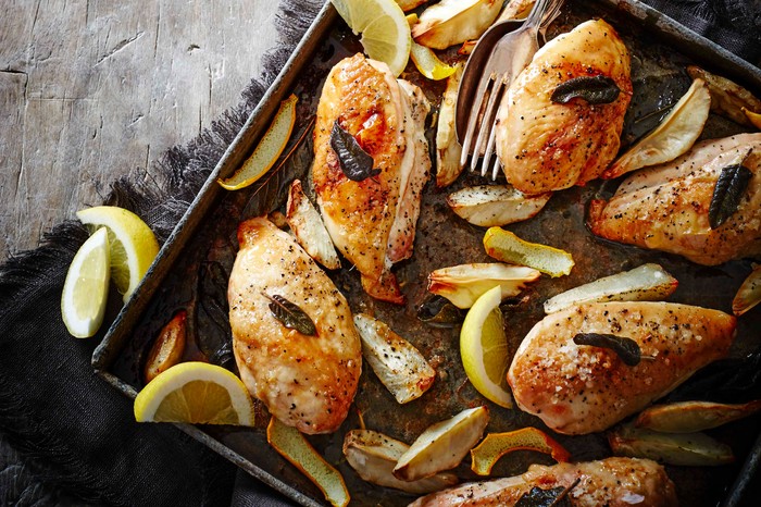 Roast Chicken Recipe with Artichokes and Sage Butter Roast Chicken Recipe with Artichokes and Sage Butter