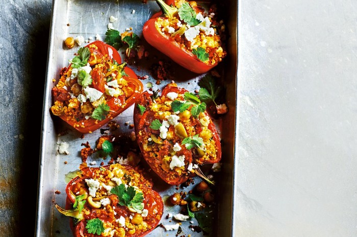 Moroccan Stuffed Peppers Recipe Moroccan stuffed peppers