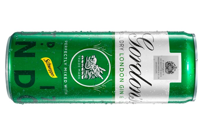 Gordon's gin and tonic in a can