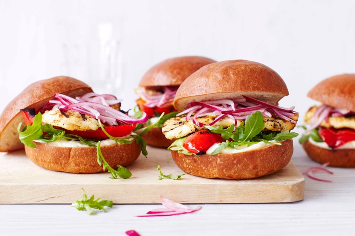 Veggie Burger Recipe For Jerk Halloumi Burgers Veggie Burger Recipe For Jerk Halloumi Burgers