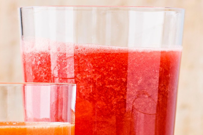 Glasses of fruit juice Glasses of fruit juice