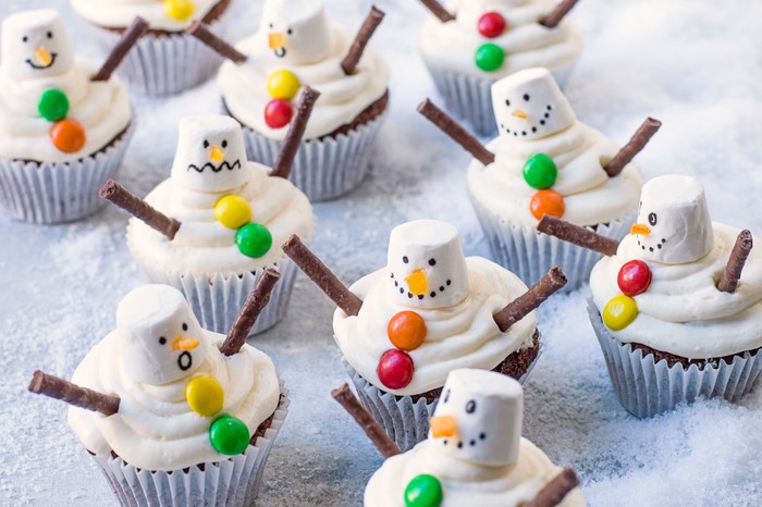 Melted Snowman Cupcakes Recipe Melted Snowman Cupcakes Recipe