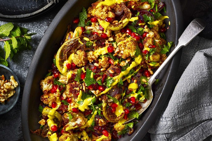 40 vegetarian salad recipes Moroccan cauliflower salad