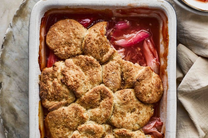 Rhubarb Cobbler Recipe with Brown Sugar Rhubarb Cobbler Recipe with Brown Sugar